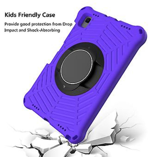 Spider King Fodral för Samsung Galaxy Tab A7 Blå (Lila)