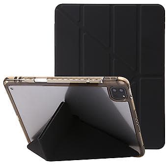 Deformation PU-etui til iPad Pro 11 2022 / 2021 / 2020 (Sort)