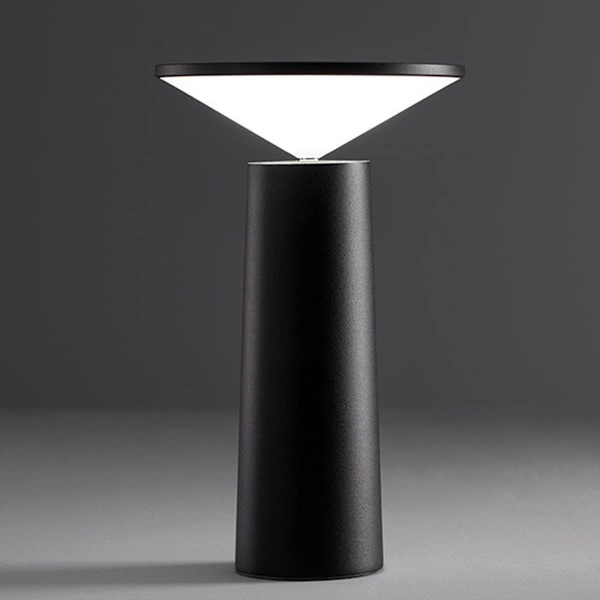 Trådløs bordlampe, USB-oppladbar skrivebordslampe, trådløs dimbar