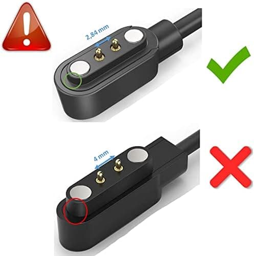 Lader kompatibel med 2.84mm - USB-kabel erstatning