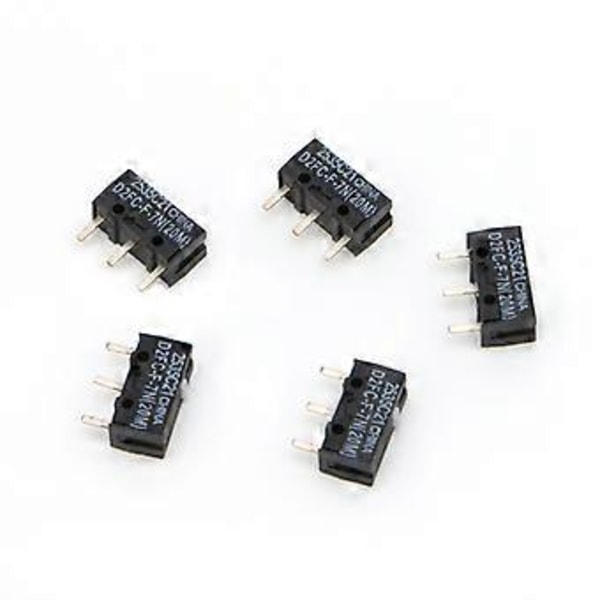 5 stk 20M Mikrobryter D2FC-F-7N For Mus Bytte Erstatning Testet