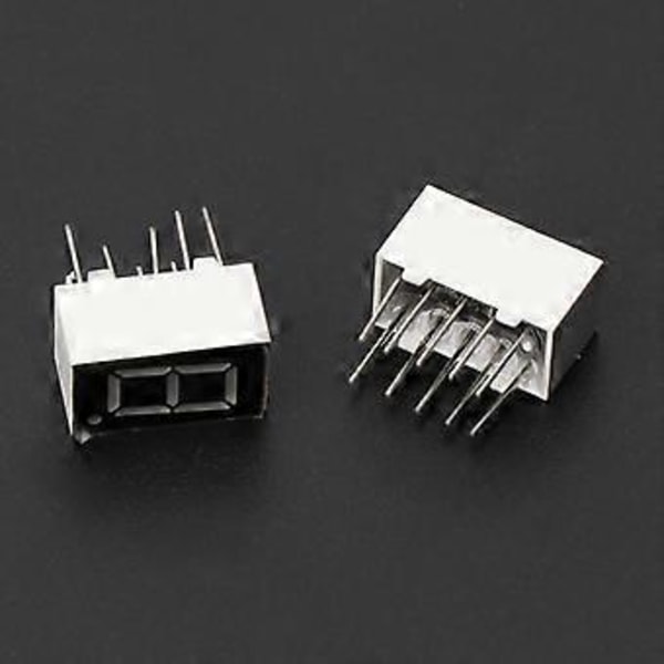 5 stk 0,36\" Fælles Katode 1 Bit 10 Pins 7 Segment Rød LED Display Digitale Rør