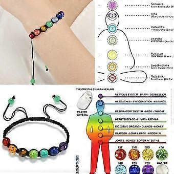 Sten Yoga Afbalancerende Reiki Healing Lykkebringer Armbånd Diffuser