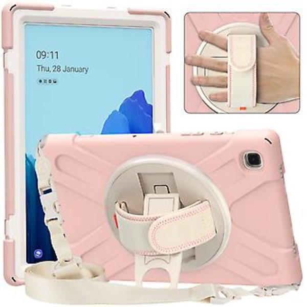 Pure Color Samsung Galaxy Tab A7:lle Musta (Harmaa)