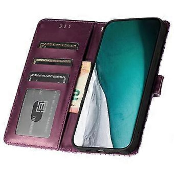 Læder Cover til Samsung Galaxy A34 5G Krokodille Struktur Stativ Telefon Pengepung Etui med Håndrem