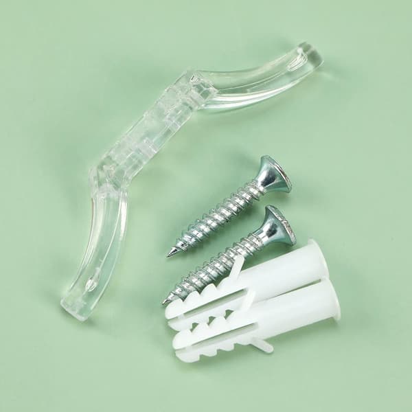 10 stycken persiennsnöre klämmor snöre klämmor genomskinlig plast persienner rep