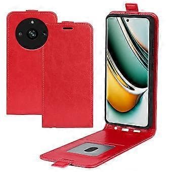 Läderfodral med kortfack för Realme 11 Pro+ 5G/11 Pro 5G, vertikalt flippfodral (Stil C)