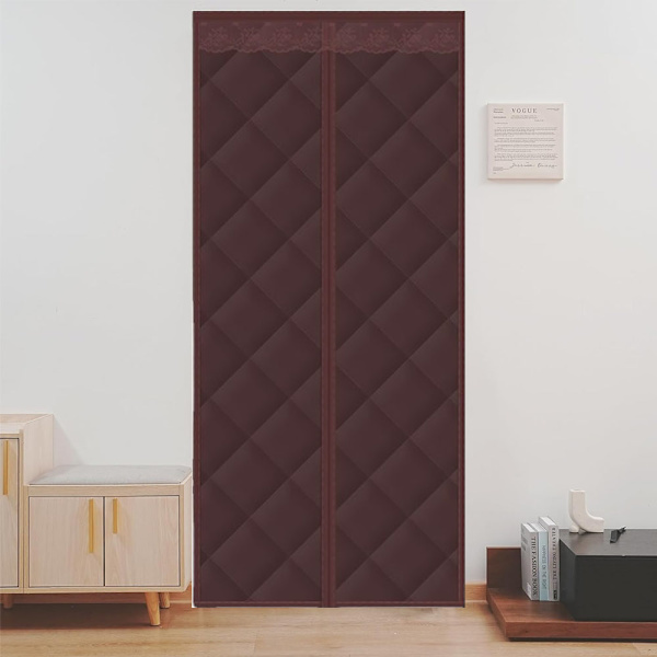 Lämpöeristetty oviverho 70x200cm, kylmää ja lämpöä eristävä lämpöverho, sisäänkäyntiov
