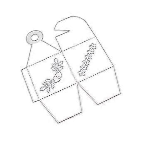 Julklocka Godisask Metallstans Schabloner Scrapbooking DIY Album Stämpel