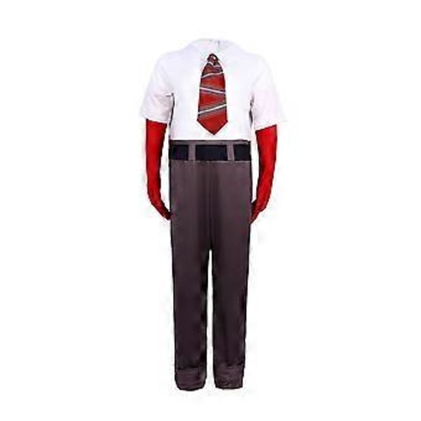 Insidan Ut 2 Cosplay Kostym Party Maskerad Jumpsuit Nattlinne för Män Kvinnor (100 Ilska)