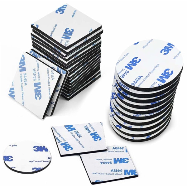 120 st dubbelsidiga klistermärken, skumtejp, självhäftande skum, 60 P
