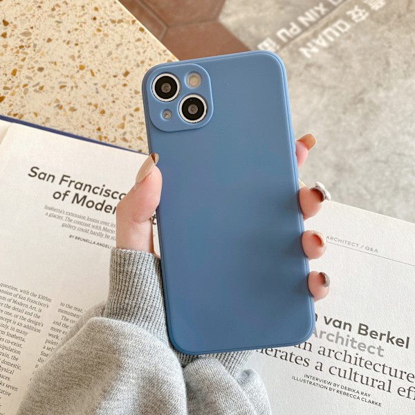iPhone 13 -kotelo, Silikon [Neliömäiset reunat] & [Kameransuoja] Upg