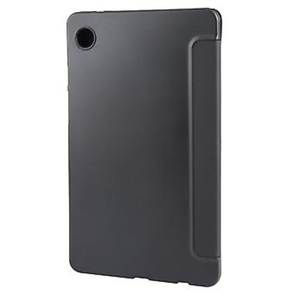 Trefaldigt Läderfodral för Samsung Galaxy Tab A9 (Svart)