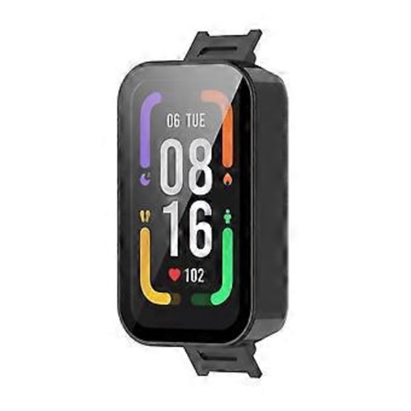 Hard Shell Herdet Glass Skjermbeskytter Deksel Bumper Cover for Readme Band Pro (Svart)