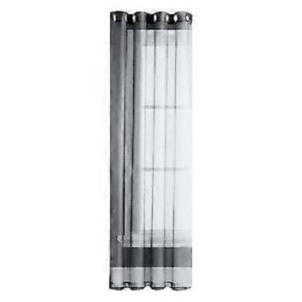 Utendørs Grå Gardiner Paneler Maljer Topp Veranda Terrasse Vindusgardin Drapering Pergola Basseng Personvern Solrom Proof Vindusbehandlinger (132x213cm)