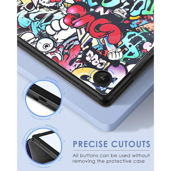 Etui til Samsung Galaxy Tab A7 lite 8.7\" - Slank beskyttende cover med stativ og automatisk dvale/vækning A7 Tab