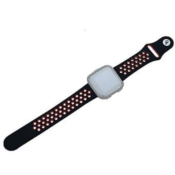 To-fargets silikon armbånd for Fitbit Versa 3