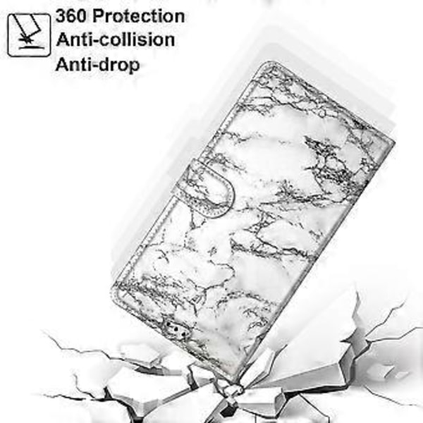 Hvid Marmor Huawei P Smart 2021 Cover