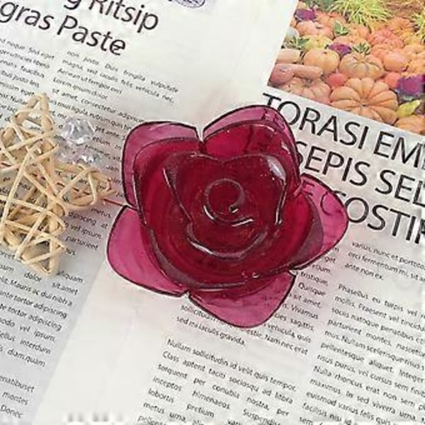 3D Rose Blomst Silikoneform Projekt Fremstilling Tilbehør Husholdningskage Lys Gips Fremstilling Gave Præsent Forsyninger