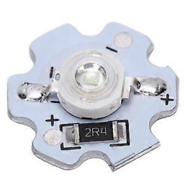 25 stk. 5V LED-chips 200LM 3W High Power LED Lampeperler til DIY Belysningsarmaturer Grønt Lys 520-525NM