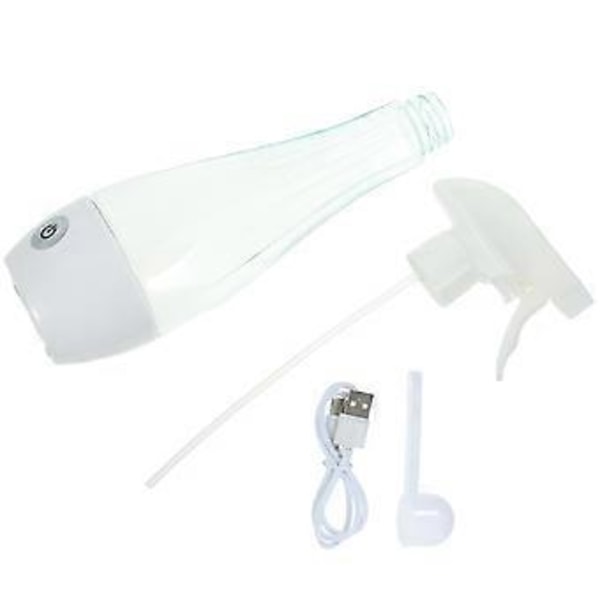 350ml USB Typ 84 Desinfektionsmedelsmaskin Saltvattenelektrolys Natriumhypokloritgenerator (Transparent Vit)