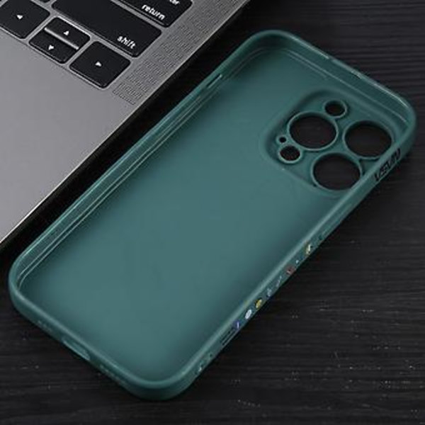 Silikonfodral för iPhone 14 Pro (Flerfärgad)