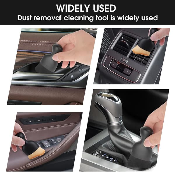 (Stil A)Ripefri interiørstøvbørste, 2 stk myk bilinteriør