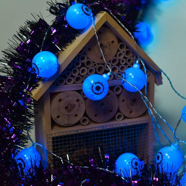 30 LED Halloween Øyeboll Lyslenke, 8 Moduser Fe Lys med