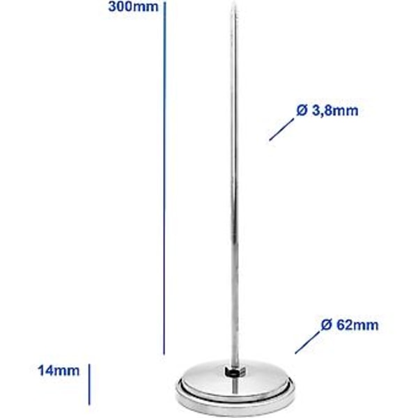 Termometer för Vedugn / Pizzaugn / Stenugn / 400 C / 30 Cmanalog, Bimetall.