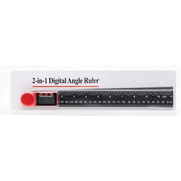 Digital vinkelmåler 12 tommer 300mm, kulfiber 0-360° elektronisk