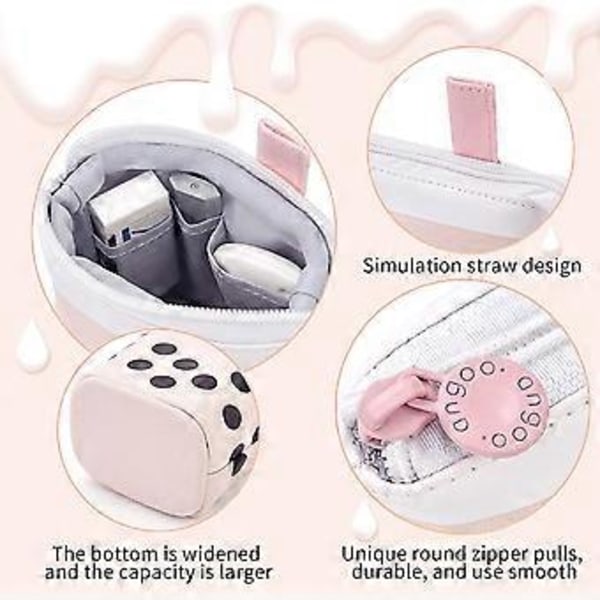 Stående Blyantsæske Sød Teleskopisk Penholder Kawaii Papirvarer Pung Makeup Kosmetik Taske- Taske