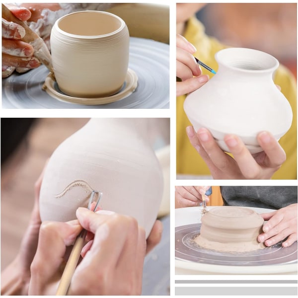 Keramikverktyg, 30 stycken trä och rostfritt stål lera keramik T