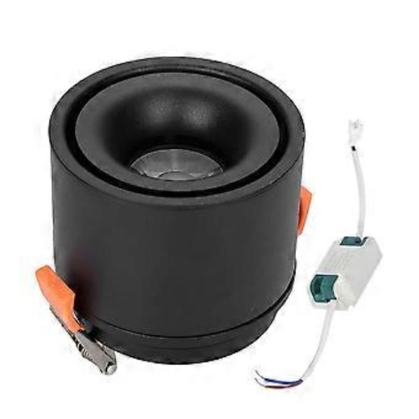 AC86-265V 5W Sort COB Loftslampe Downlight Forsænket Lampe til Væg Stue Indendørs