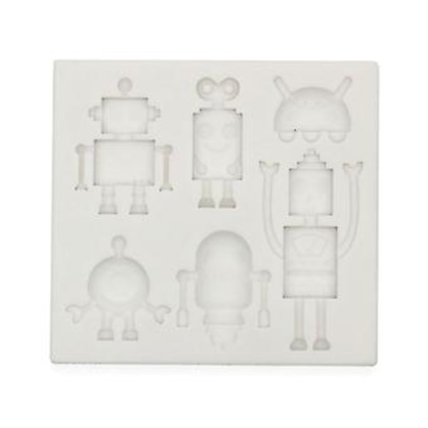 6 cellers chokoladeform robotformet chokolade slikforme bagegadgets
