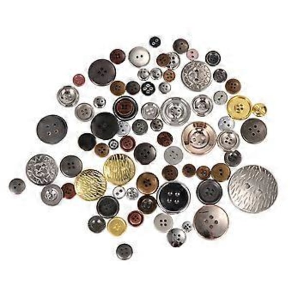 500 stk. / Håndverk Barn Sy Resin Knapper Knapper Scrapbooking Knappeutsmykninger Resin Charms Håndverksknapper Barn