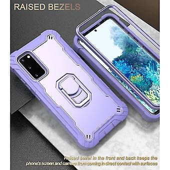 Samsung Galaxy S20 FE / FE 5G:lle PC + Kumi Case (Violetti)