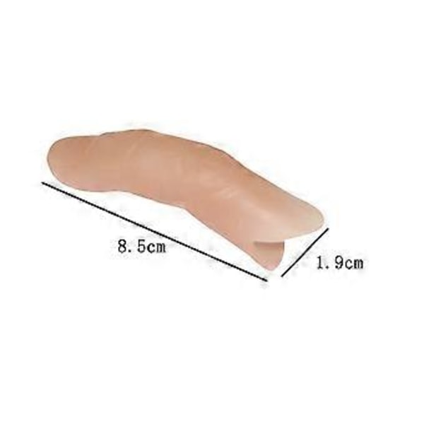 5 stk. Gummi Tommelfinger Simulation Finger Cover Aprilsnar Halloween Rekvisitter Legetøj