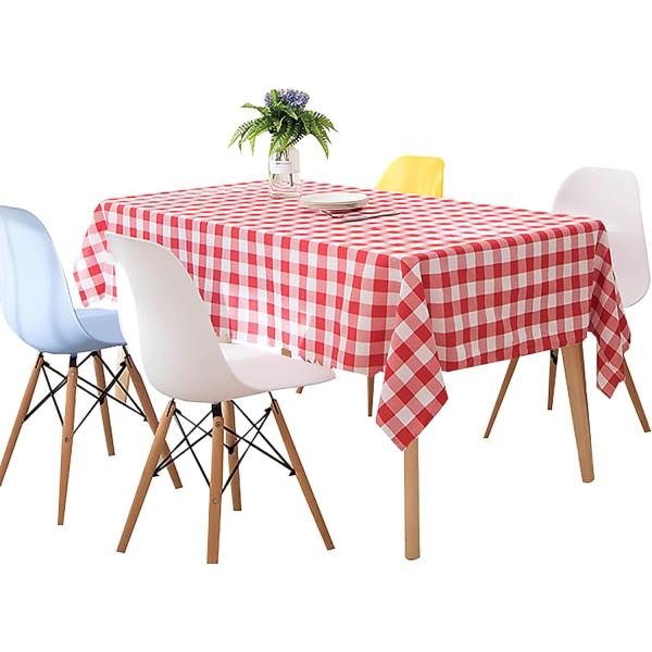 Rektangulær PVC-duk, enkel å rengjøre, 140 x 200 cm, plastduk