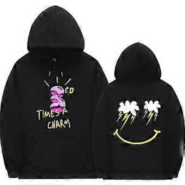 Cactus Jack Hættetrøje Mænd Kvinder Dobbeltsidet Logo Print SE MOR JEG KAN FLYVE Travis Scott Hættetrøjer Unisex Mode Hip Hop Streetwear -NMAOV(XXL Z0898*black)