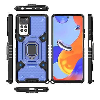 PC + TPU -kotelo Xiaomi Redmi Note 11 Pro 5G / 4G Global (Sininen)