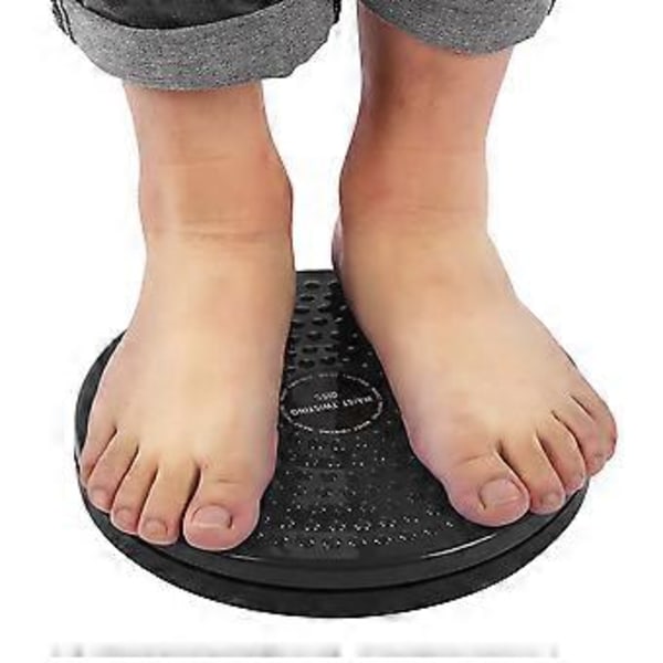 Sports Fitness Hjemme Twisting Talje Disc Bodytwister Magnetterapi Praktisk Multifunktionelt Slankeudstyr Sort