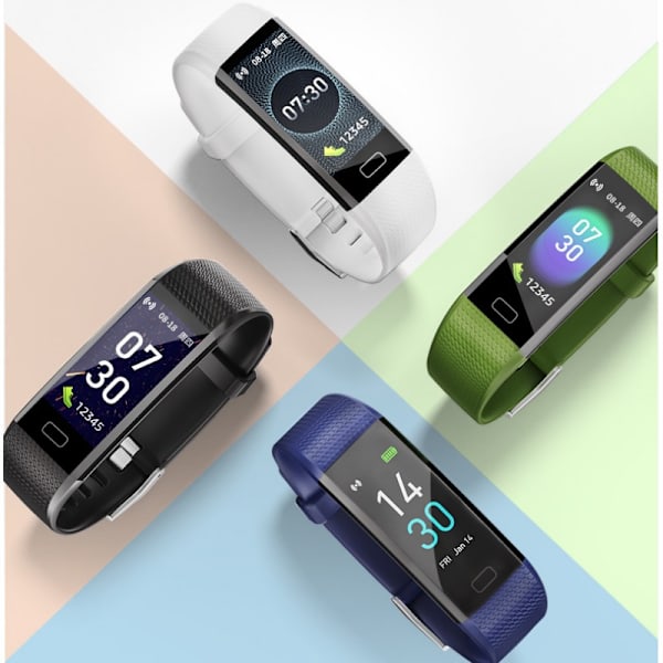 Fitness tracker med farveskærm for hurtig adgang til sundhedsdata