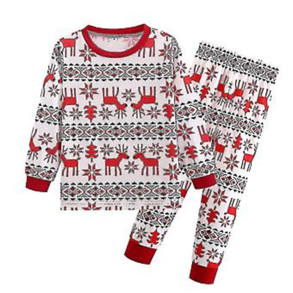 Julpyjamas för Familjen - Matchande Pyjamas Set för Festlig Familjekväll (6T Barn)