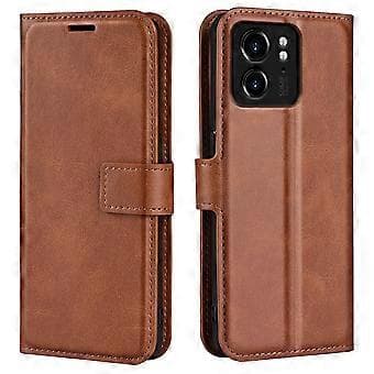 För Motorola Edge 40 5G Plånbok PU Läderfodral Kalvstruktur Stativ Telefonfodral (Stil C)