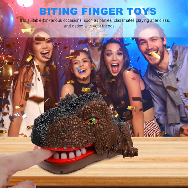 Dinosaurus-hampaiden lelupeli Dinosaurus-hammaslääkäripeli Dinosaurus puree sormen hauska vitsi lelut Dino-lelu K:lle