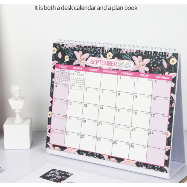 Kreativ engelsk skrivebords kalender nedtelling til 365 dager enkel skrivebord