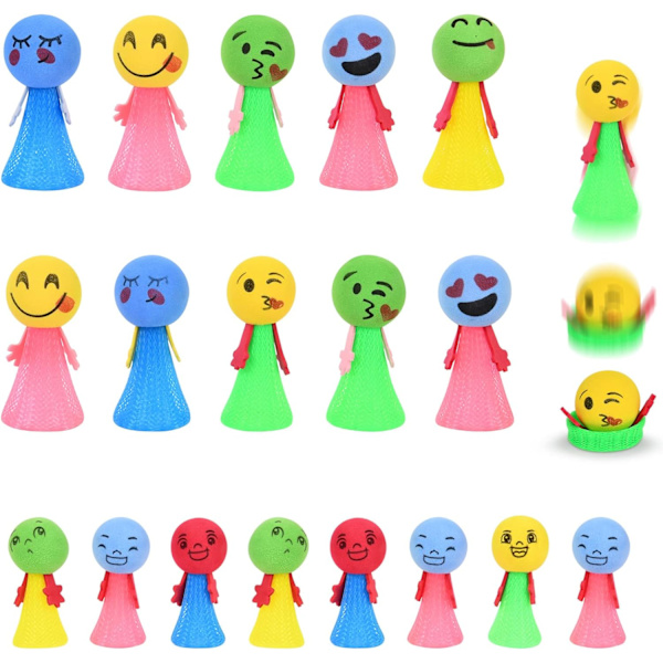 18 glödande hoppande sprite-leksaker, hoppande sprite-leksaker, hoppande boll