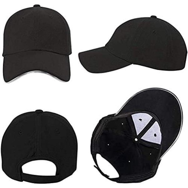 Grøn LED Baseball Cap, Lysende Blinkende LED Lys op Cap Mænd