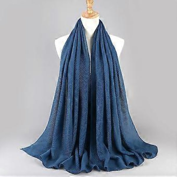 Chiffon-sjal för kvinnor och flickor - Muslimsk sjal för födelsedag, bröllop, Eid al-Fitr, Shahadah, Ramadan-bön (10 khaki)