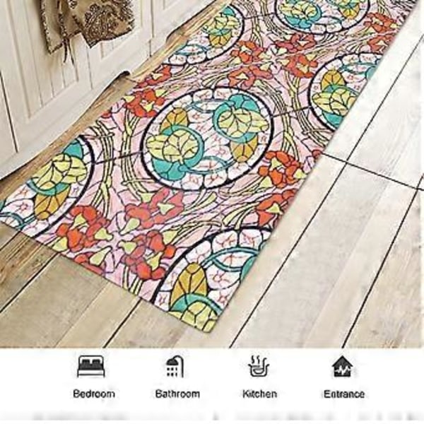 Halkfri Golvmatta Dörrmatta Matta Kök Vardagsrum Sovrum Rug Dekor 40*120cm